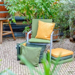 Madison - Bankkussen 110x48 - Goud - Gold Recycled Canvas 9 Madison - Bankkussen 110x48 - Goud - Gold Recycled Canvas -Tuinmeubelwinkel 1000081734 0103