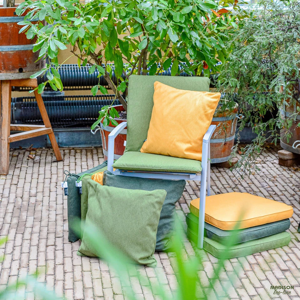 Madison - Bankkussen 110x48 - Goud - Gold Recycled Canvas 6 Madison - Bankkussen 110x48 - Goud - Gold Recycled Canvas - Afbeelding 4