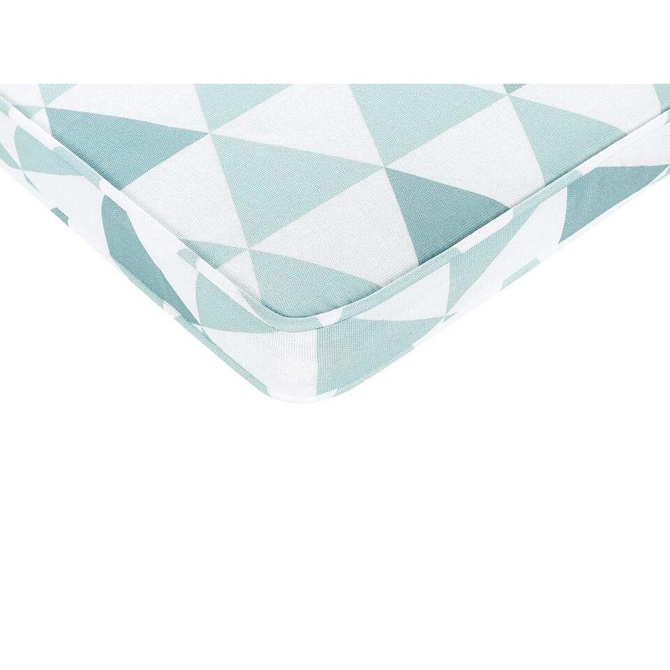 Beliani Zitkussen TERNI - Blauw Polyester 6 Beliani Zitkussen TERNI - Blauw Polyester - Afbeelding 4