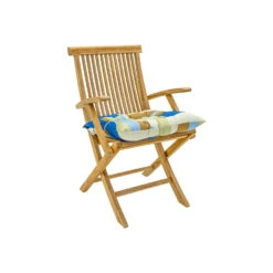 Madison - Zitkussen 46x46 - Multicolor - Patch Azur -Tuinmeubelwinkel 1000082582 0102