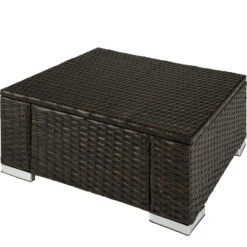 Tectake - Wicker Zitkruk Bruin Mix - 53 X 53 X 26 Cm 8 Tectake - Wicker Zitkruk Bruin Mix - 53 X 53 X 26 Cm -Tuinmeubelwinkel 1000083109 0102