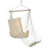 HI Hangstoel Met Voetensteun Katoen Canvas Beige 1 HI Hangstoel Met Voetensteun Katoen Canvas Beige -Tuinmeubelwinkel 1000085424