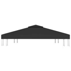 VidaXL Prieeldak 2-laags 310 G/m² 3x3 M Zwart -Tuinmeubelwinkel 1000087153 0102