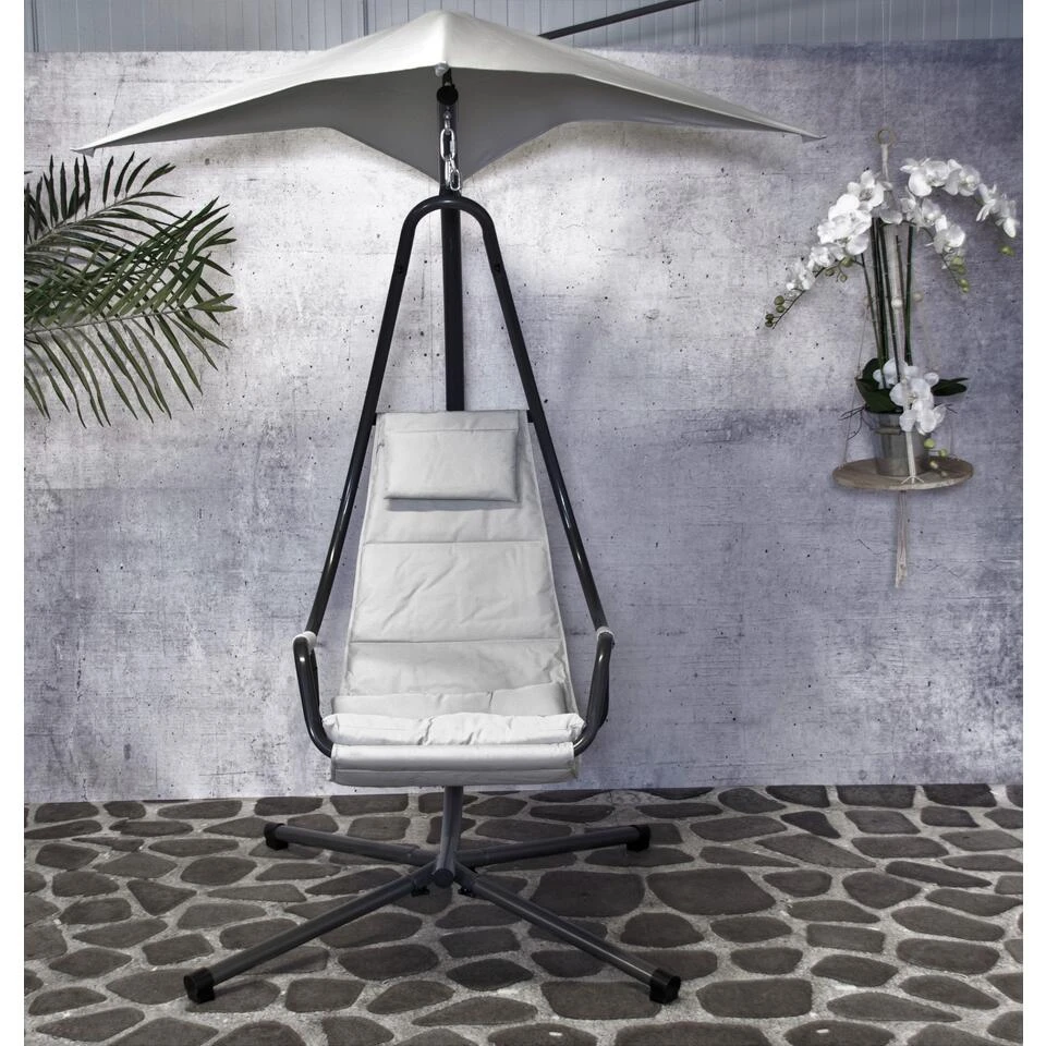 SenS-Line - Nico Hanging Tuintoel - Grijs 4 SenS-Line - Nico Hanging Tuintoel - Grijs - Afbeelding 2