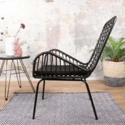 DS4U® Modo Rieten Lounge - Wicker - Zwart 8 DS4U® Modo Rieten Lounge - Wicker - Zwart -Tuinmeubelwinkel 1000088186 0102