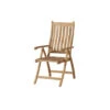 Exotan Verstelbare Tuinstoel Comfort - Teak - Naturel - 109x74x58 -Tuinmeubelwinkel 1000088947
