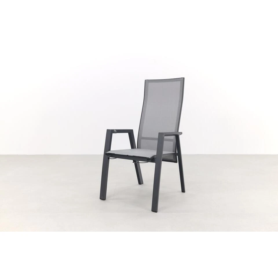 VDG Azoren Loungestoel Verstelbaar - Antraciet 6 VDG Azoren Loungestoel Verstelbaar - Antraciet - Afbeelding 4