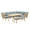 Garden Impressions San Leone Lounge Dining Set 6-delig-mint Grijs 1 Garden Impressions San Leone Lounge Dining Set 6-delig-mint Grijs -Tuinmeubelwinkel 1000091613