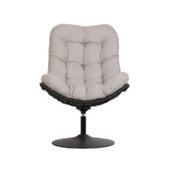 Woood Swivel Loungestoel Zwart 9 Woood Swivel Loungestoel Zwart -Tuinmeubelwinkel 1000091741 0104