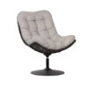 Woood Swivel Loungestoel Zwart 1 Woood Swivel Loungestoel Zwart -Tuinmeubelwinkel 1000091741
