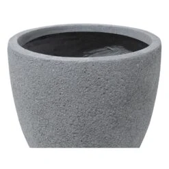 Beliani Plantenbak Voor Buiten KANNIA - Grijs Klei-vezelmengsel -Tuinmeubelwinkel 1000091953 0103