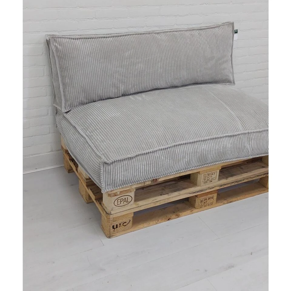 2L Home & Garden Rugkussen Ribcord Deluxe Zandkleurig - 120x40cm 5 2L Home & Garden Rugkussen Ribcord Deluxe Zandkleurig - 120x40cm - Afbeelding 3