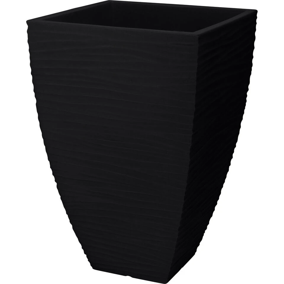 Pro Garden Plantenpot - Tuin - Kunststof - Antraciet - D40 X H60 Cm 3 Pro Garden Plantenpot - Tuin - Kunststof - Antraciet - D40 X H60 Cm