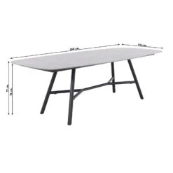 Hartman Benevento Tuintafel 240x110 Cm. 7 Hartman Benevento Tuintafel 240x110 Cm. -Tuinmeubelwinkel 1000093384 0101