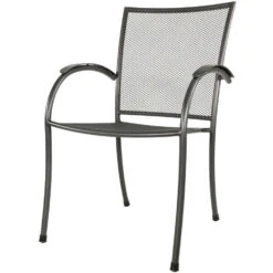 Tuinstoel Nordic - Metaal - Grijs 7 Tuinstoel Nordic - Metaal - Grijs -Tuinmeubelwinkel 1000093881 0101