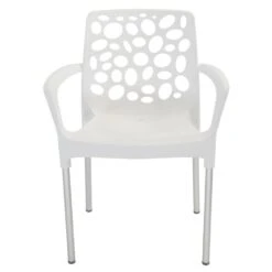 Bravo Stapelstoel Plastic - Kunststof - Wit 8 Bravo Stapelstoel Plastic - Kunststof - Wit -Tuinmeubelwinkel 1000093882 0102