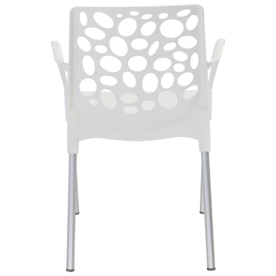 Bravo Stapelstoel Plastic - Kunststof - Wit 6 Bravo Stapelstoel Plastic - Kunststof - Wit - Afbeelding 4