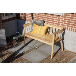 Exotan Tuinbankje Daisy - Acacia - Naturel - 75x121x53 -Tuinmeubelwinkel 1000094055 0102