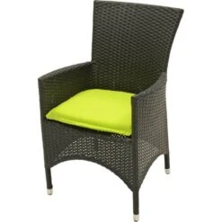 Boston Zitkussen - Vierkant - Stof - Groen