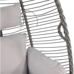 Rope Hangstoel - Wicker - Grijs 9 Rope Hangstoel - Wicker - Grijs -Tuinmeubelwinkel 1000094364 0103