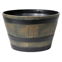 Mega Collections Plantenpot/bloempot - Kunststof - Bruin - D44 Cm