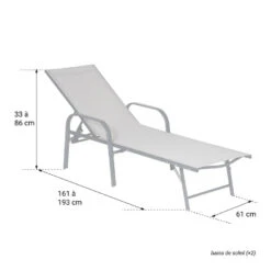 Happy Garden Zonnebedden SARDINIA - Roze - Staal 9 Happy Garden Zonnebedden SARDINIA - Roze - Staal -Tuinmeubelwinkel 1000094843 0104