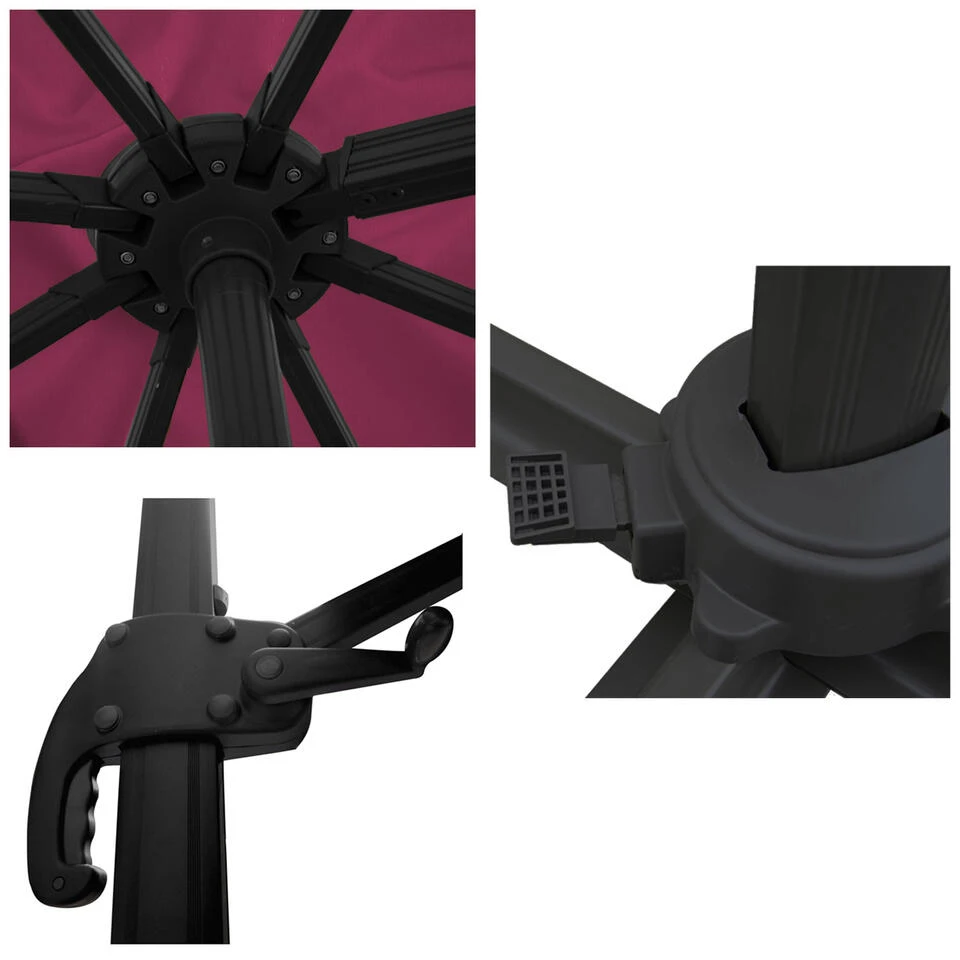 Happy Garden Schaduwzeilen MOLOKAI - Roze - Aluminium 5 Happy Garden Schaduwzeilen MOLOKAI - Roze - Aluminium - Afbeelding 3