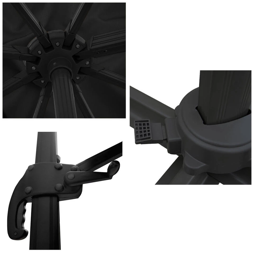 Happy Garden Schaduwzeilen MOLOKAI - Zwart - Aluminium 5 Happy Garden Schaduwzeilen MOLOKAI - Zwart - Aluminium - Afbeelding 3