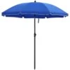 ACAZA Stokparasol - Ø 160 Cm - Achthoekig - Kantelbaar - Met Draagtas - Blauw -Tuinmeubelwinkel 1000095610