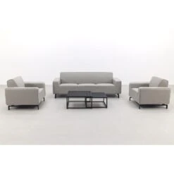 Boavista/Royalty Stoel-bank Loungeset - Nature Grey - 5-delig -Tuinmeubelwinkel 1000096771 0102