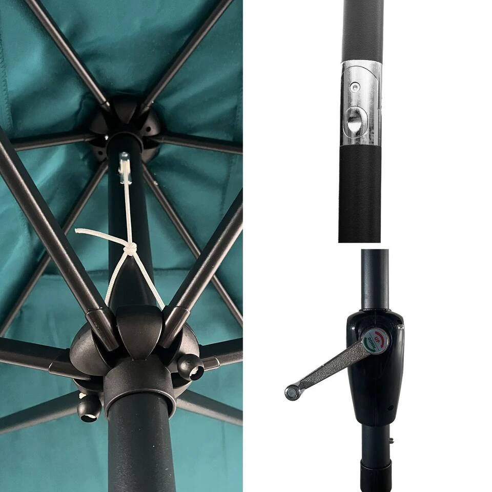 Happy Garden Schaduwzeilen HAPUNA - Blauw - Aluminium 6 Happy Garden Schaduwzeilen HAPUNA - Blauw - Aluminium - Afbeelding 4