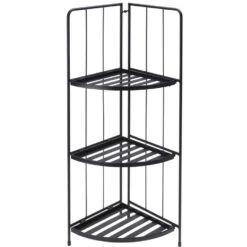 Pro Garden Plantenrek- Zwart - Metaal - 42 X 30 X 90 Cm - Inklapbaar