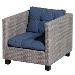 Madison Loungeset Kussen Florance Panama Blauw - 60 X 60cm -Tuinmeubelwinkel 1147277661 0102