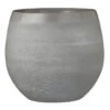 Mica Decorations Bloempot - Grijs - Keramiek - 26 X 23 Cm -Tuinmeubelwinkel 1166149431