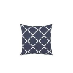 Beliani Buitenkussen Gartenkissen Mit Muster - Blauw Polyester 8 Beliani Buitenkussen Gartenkissen Mit Muster - Blauw Polyester -Tuinmeubelwinkel 1183171743 0102