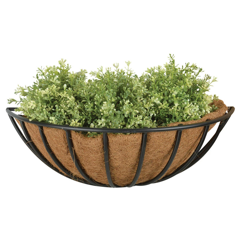 Esschert Design Plantenmand - Hangend - Metaal - 50 X 19 Cm 4 Esschert Design Plantenmand - Hangend - Metaal - 50 X 19 Cm - Afbeelding 2
