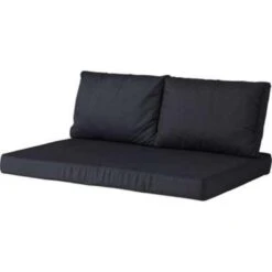 Madison Rugkussen Basic Zwart - 60 X 43cm -Tuinmeubelwinkel 1305954586 0103