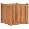 VidaXL Plantenbak Verhoogd 50x50x50 Cm Massief Teakhout -Tuinmeubelwinkel 1354820575