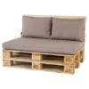 Madison Palletkussenset Lounge Taupe - 3 Delig -Tuinmeubelwinkel 1358001214