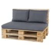 Madison Palletkussen Lounge Panama Grijs - 120 X 80cm 1 Madison Palletkussen Lounge Panama Grijs - 120 X 80cm -Tuinmeubelwinkel 1362638984