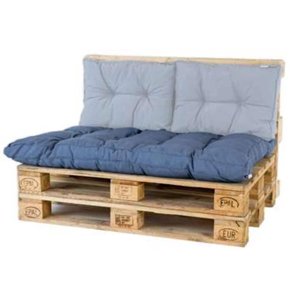 Madison Palletkussen Florance Safier Blauw - 120 X 80cm 4 Madison Palletkussen Florance Safier Blauw - 120 X 80cm - Afbeelding 2