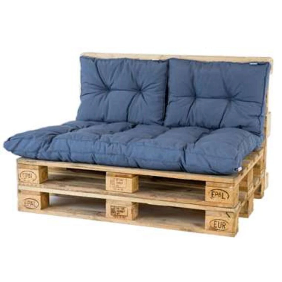 Madison Palletkussen Florance Safier Blauw - 120 X 80cm 3 Madison Palletkussen Florance Safier Blauw - 120 X 80cm
