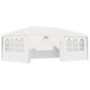 VidaXL Partytent Met Zijwanden Professioneel 90 G/m² 4x6 M Wit 2 VidaXL Partytent Met Zijwanden Professioneel 90 G/m² 4x6 M Wit -Tuinmeubelwinkel 1434429360