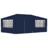 VidaXL Partytent Met Zijwanden Professioneel 90 G/m² 4x6 M Blauw 1 VidaXL Partytent Met Zijwanden Professioneel 90 G/m² 4x6 M Blauw -Tuinmeubelwinkel 1457299988