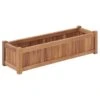 VidaXL Plantenbak Verhoogd 100x30x25 Cm Massief Teakhout 1 VidaXL Plantenbak Verhoogd 100x30x25 Cm Massief Teakhout -Tuinmeubelwinkel 1459781114