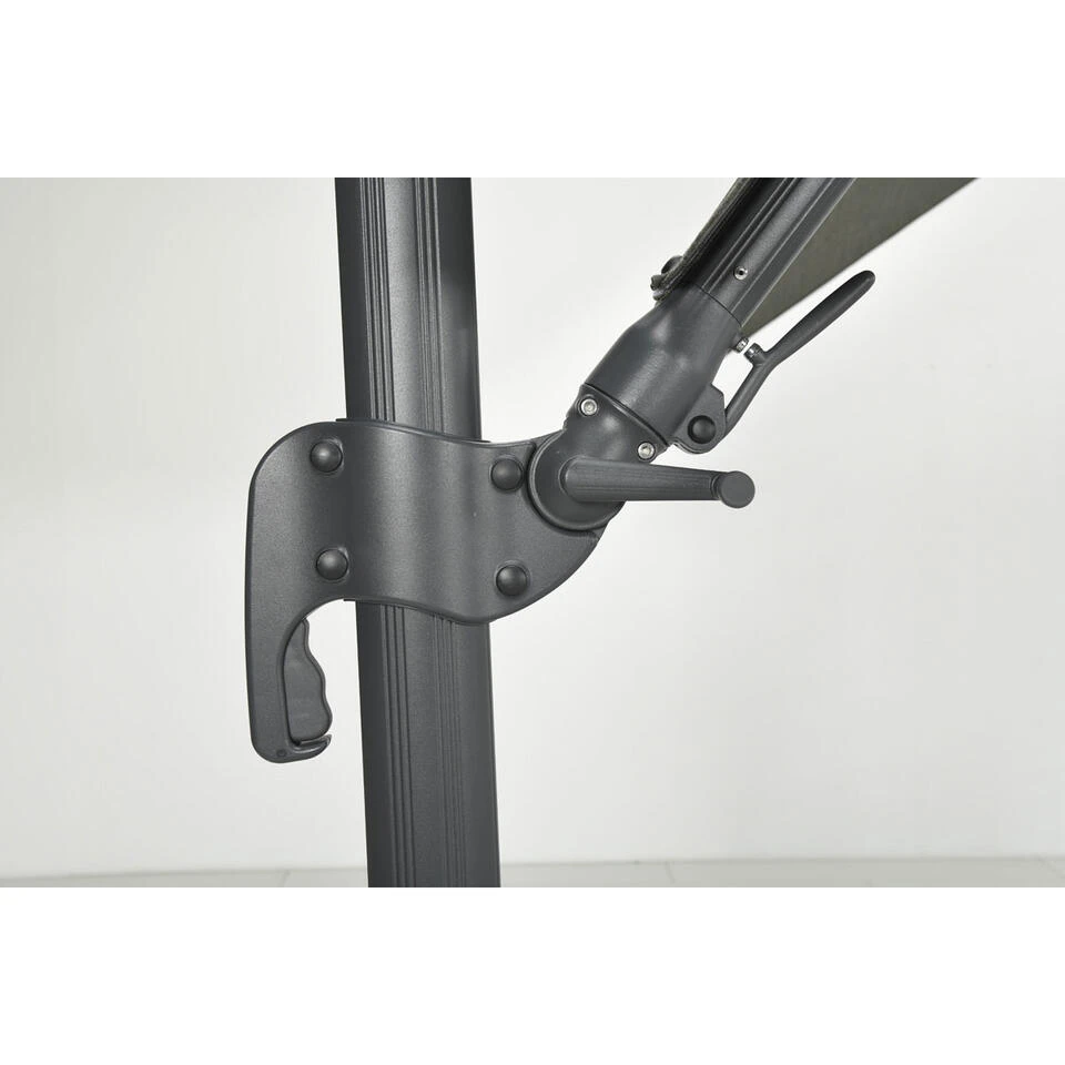 Garden Impressions Hawaii Big Pole Parasol 350x350 - D. Grijs - Groen 4 Garden Impressions Hawaii Big Pole Parasol 350x350 - D. Grijs - Groen - Afbeelding 2