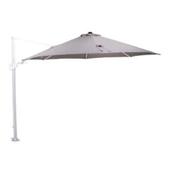 Garden Impressions Zweefparasol Hawaii Ø350 - Wit - Zand