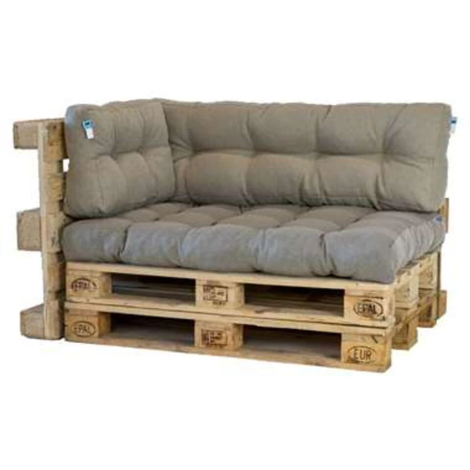 2L Home & Garden Palletkussen Metro Beige - 120 X 80cm 5 2L Home & Garden Palletkussen Metro Beige - 120 X 80cm - Afbeelding 3