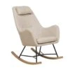 Beliani Schommelstoel ARRIE - Beige Polyester -Tuinmeubelwinkel 1689756047