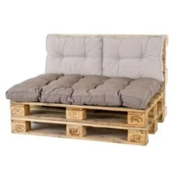 Madison Palletkussen Florance Taupe - 120 X 80cm -Tuinmeubelwinkel 1712376961 0101